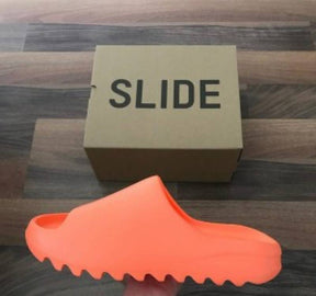 Ua adidaas yeezy slide enflame orange with og box