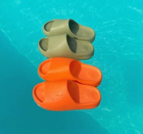 Ua adidaas yeezy slide enflame orange with og box