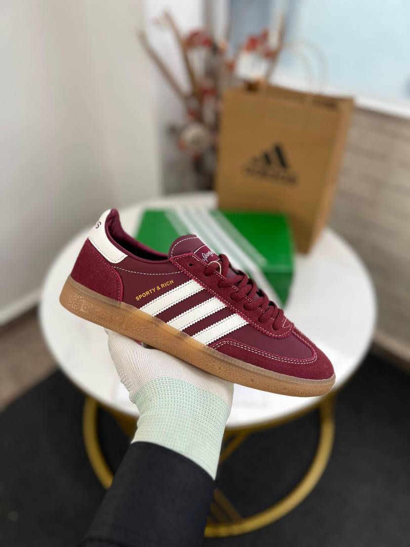 Handball spezial x sporty rich red cloud white gum