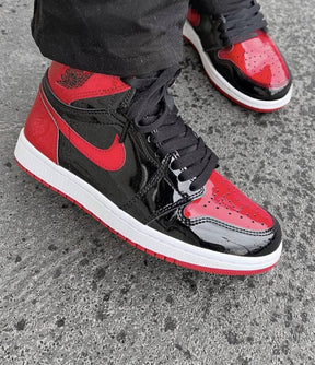 Nik e Air Jordan 1 High Og Bred Patent Semi UA