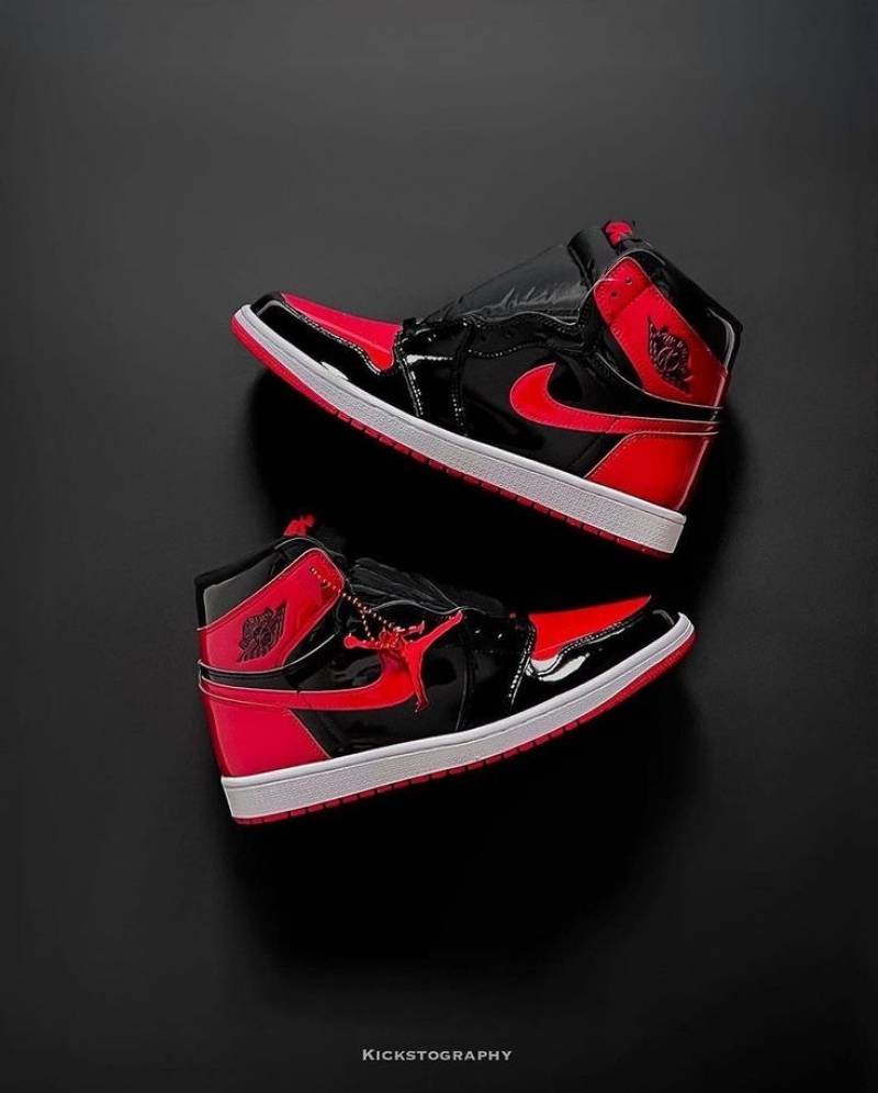 Nik e Air Jordan 1 High Og Bred Patent Semi UA