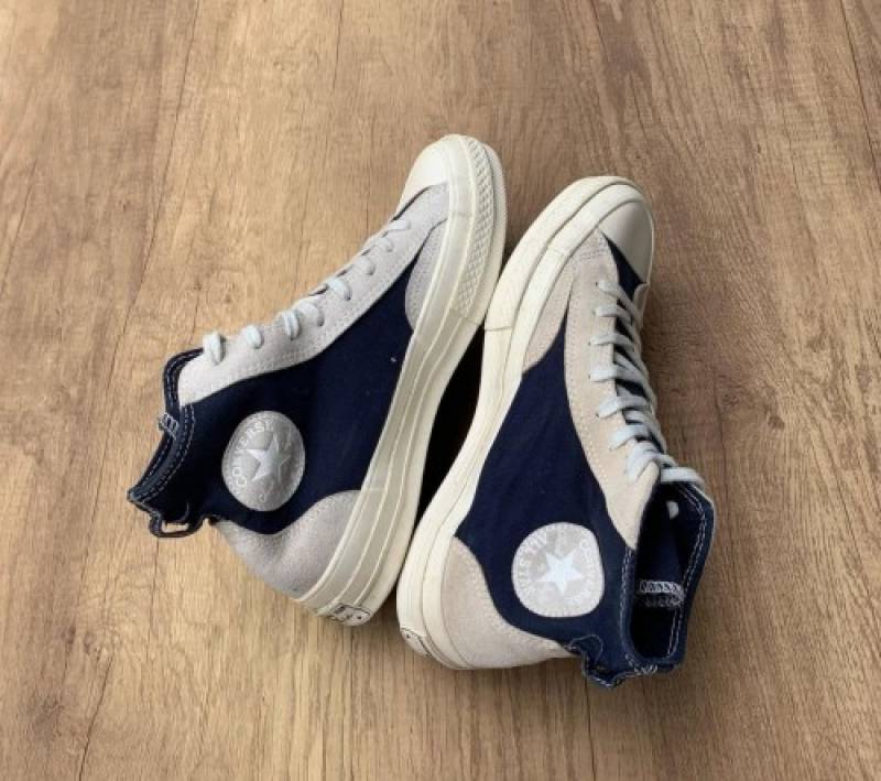 Conversssee hi chuck 70 two tone sneakers navy