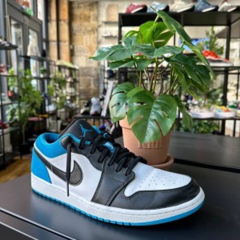 Nike Air jordan 1 low laser blue white black fix rate