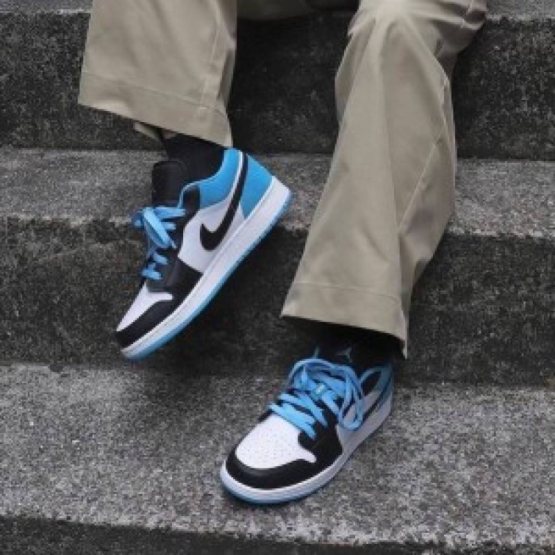 Nike Air jordan 1 low laser blue white black fix rate