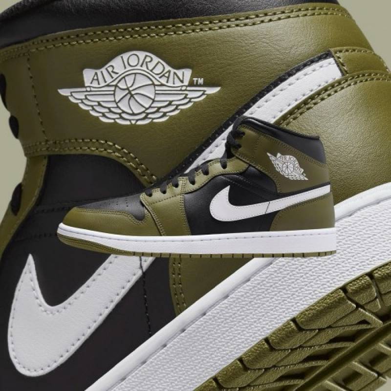 Air Jordan 1 Mid Medium Olive