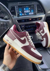 nike Air force 1 07 lv sail maroon