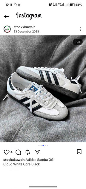 Adidasss samba white mens