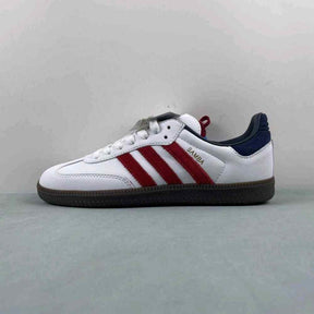 Adidass Samba OG Core White Victory Red 257