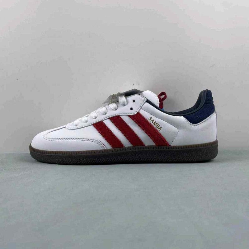 Adidass Samba OG Core White Victory Red 257