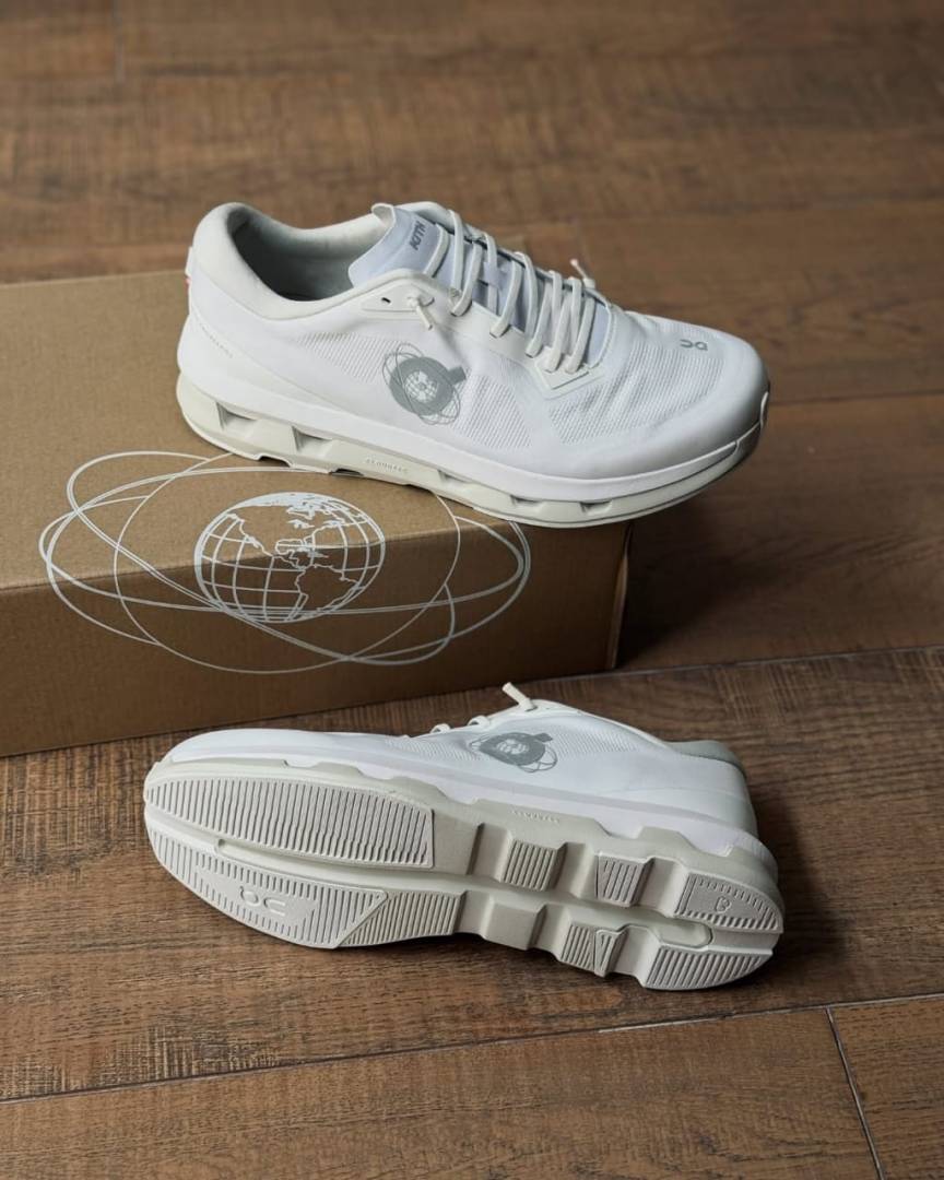 On Running x Kith Cloudzone White Ice