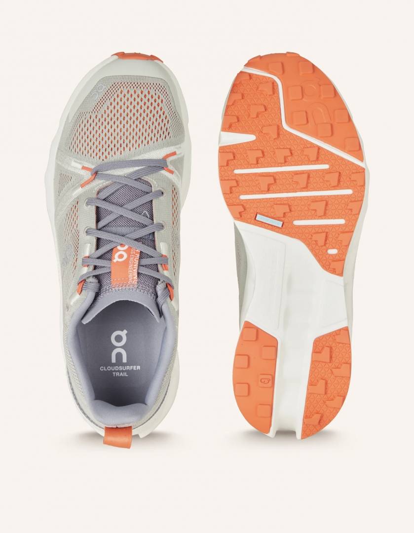 On Cloud Surfer Trail Grey Orange