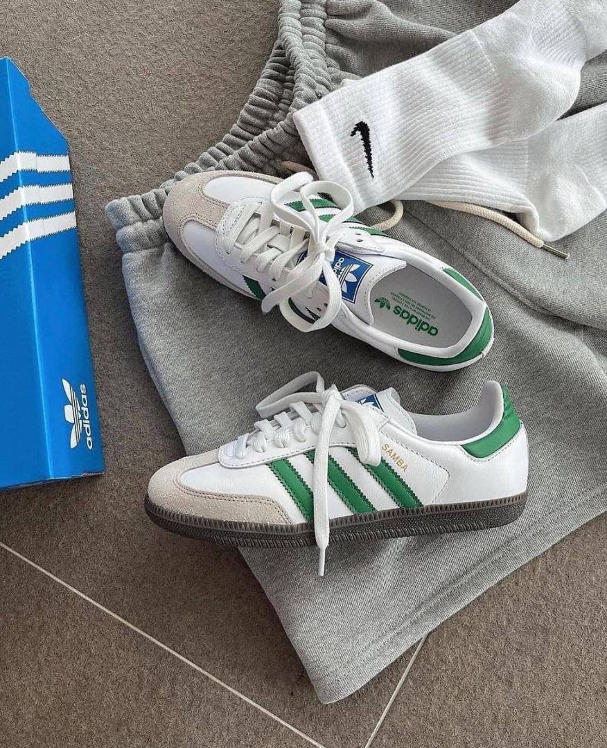Adida.s SAMBA WHITE GREEN
