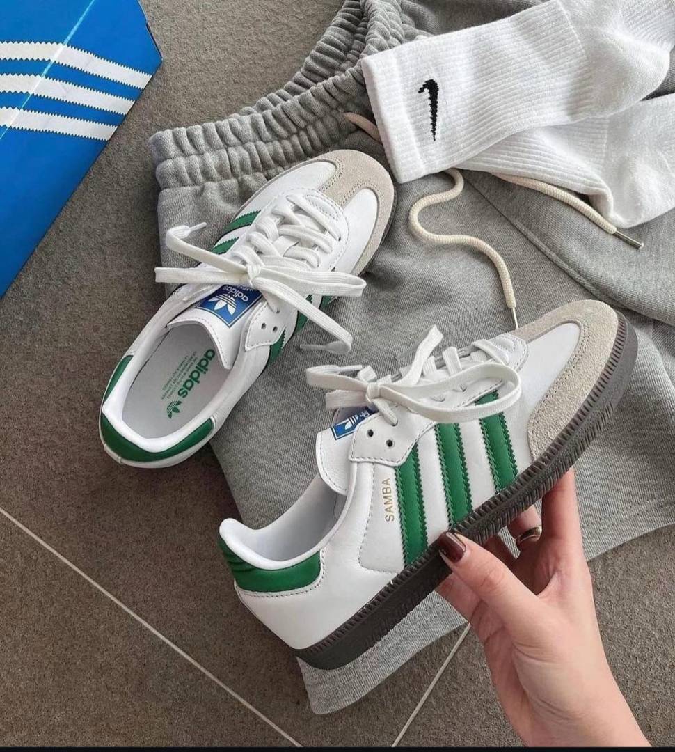 Adida.s SAMBA WHITE GREEN