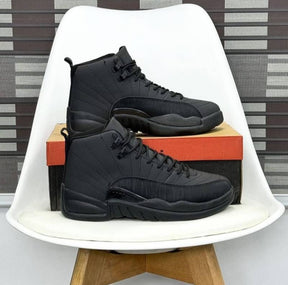 Nik.ee Air Jordan Retro 12 Winterized Triple Black