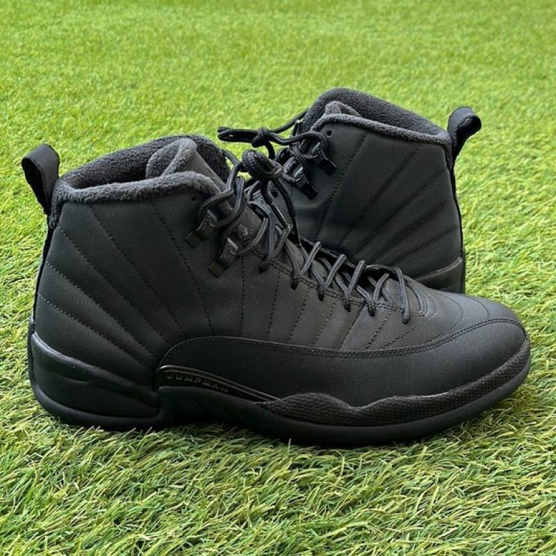 Nik.ee Air Jordan Retro 12 Winterized Triple Black