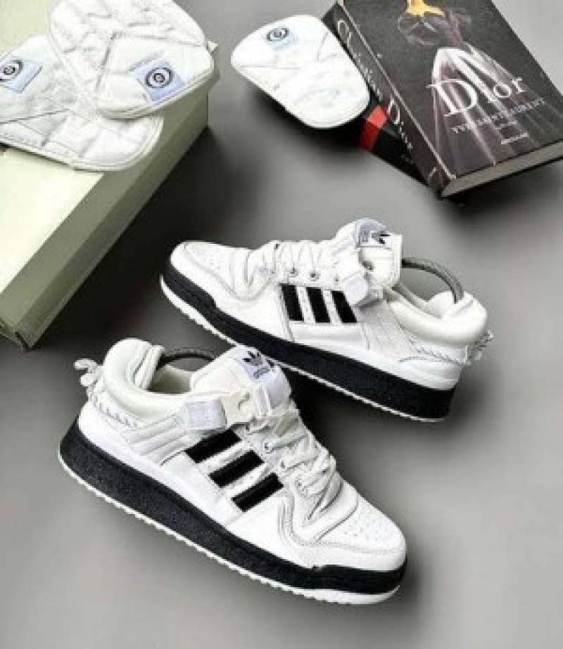 Adidas Bad Bunny white Black Sneakers