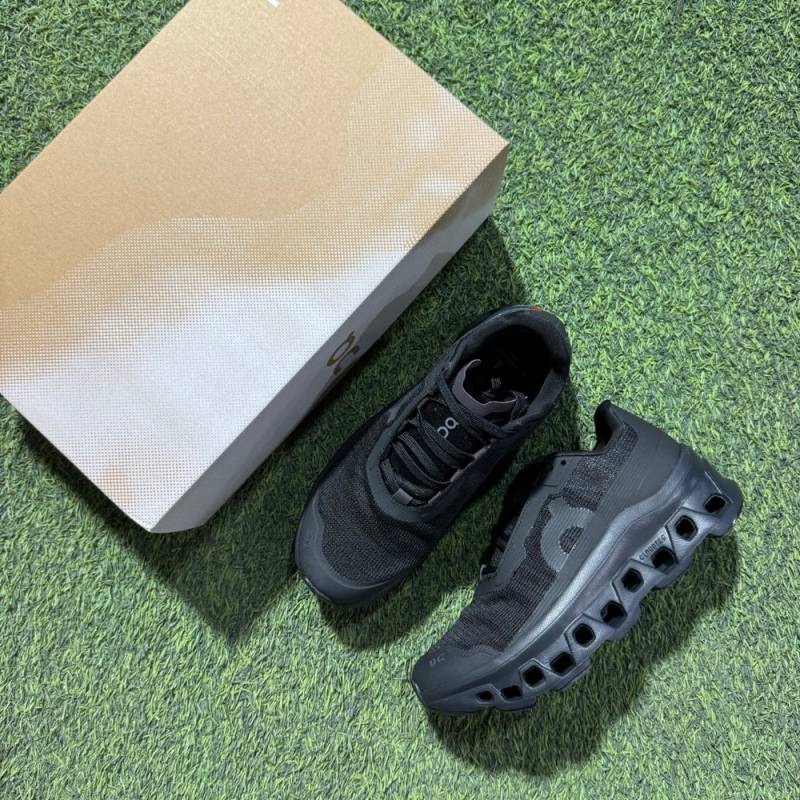 On Cloudmonster Void All Black