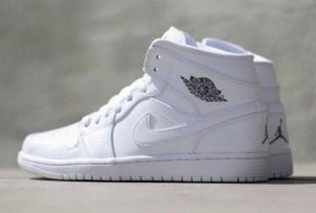 Nike Retro Air jordan 1 mid white ool grey fix rate
