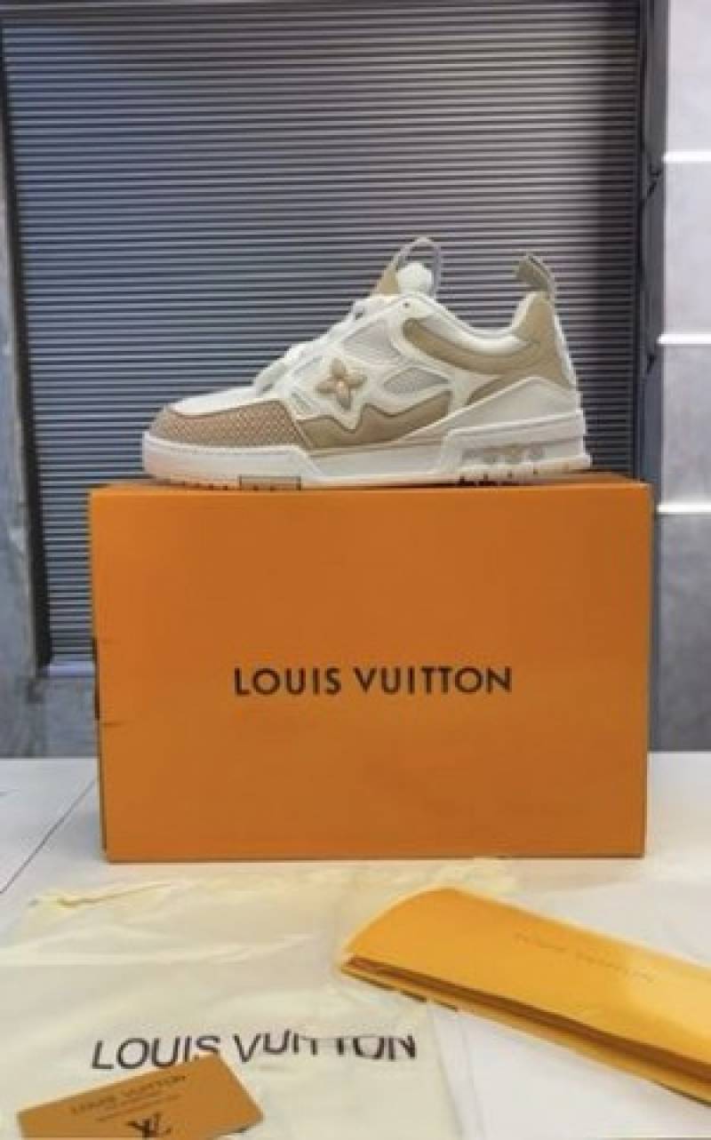 Louis Vuitton LV Skate Sneaker Beige White