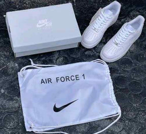 Nike Airforce 1 White Pure Leather Heavy Quality 189