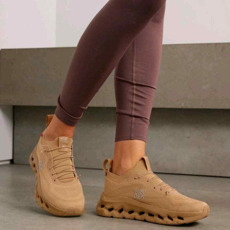 On Runningx Loewe Cloudtilt Dark Sand sneakers