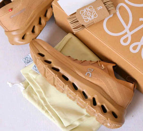 On Runningx Loewe Cloudtilt Dark Sand sneakers