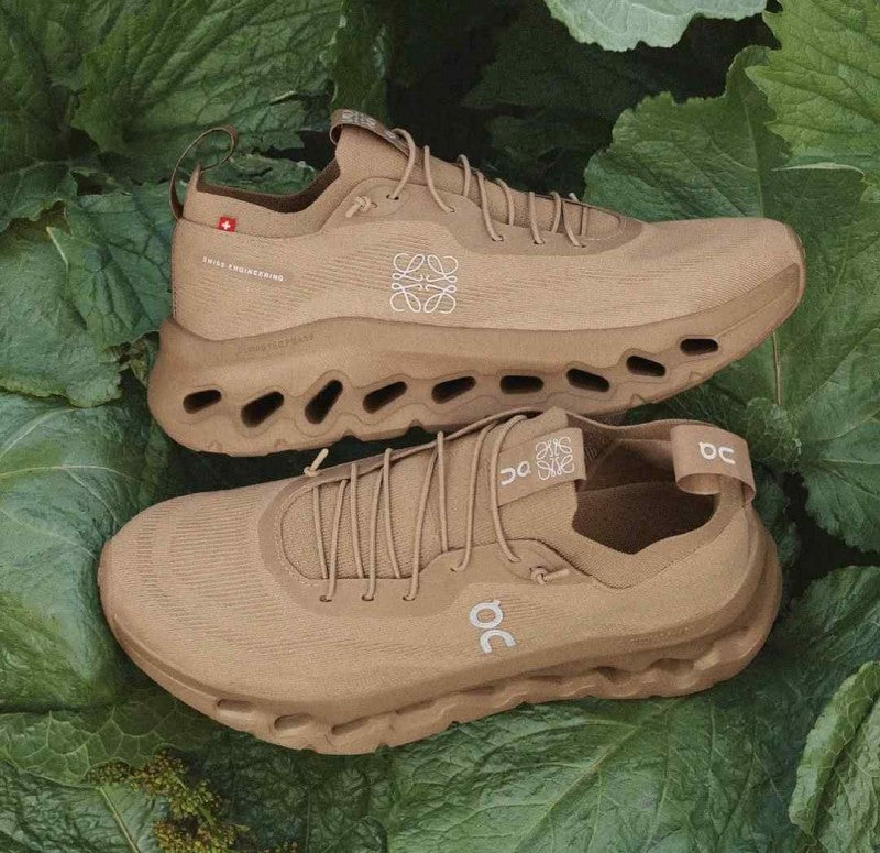 On Runningx Loewe Cloudtilt Dark Sand sneakers