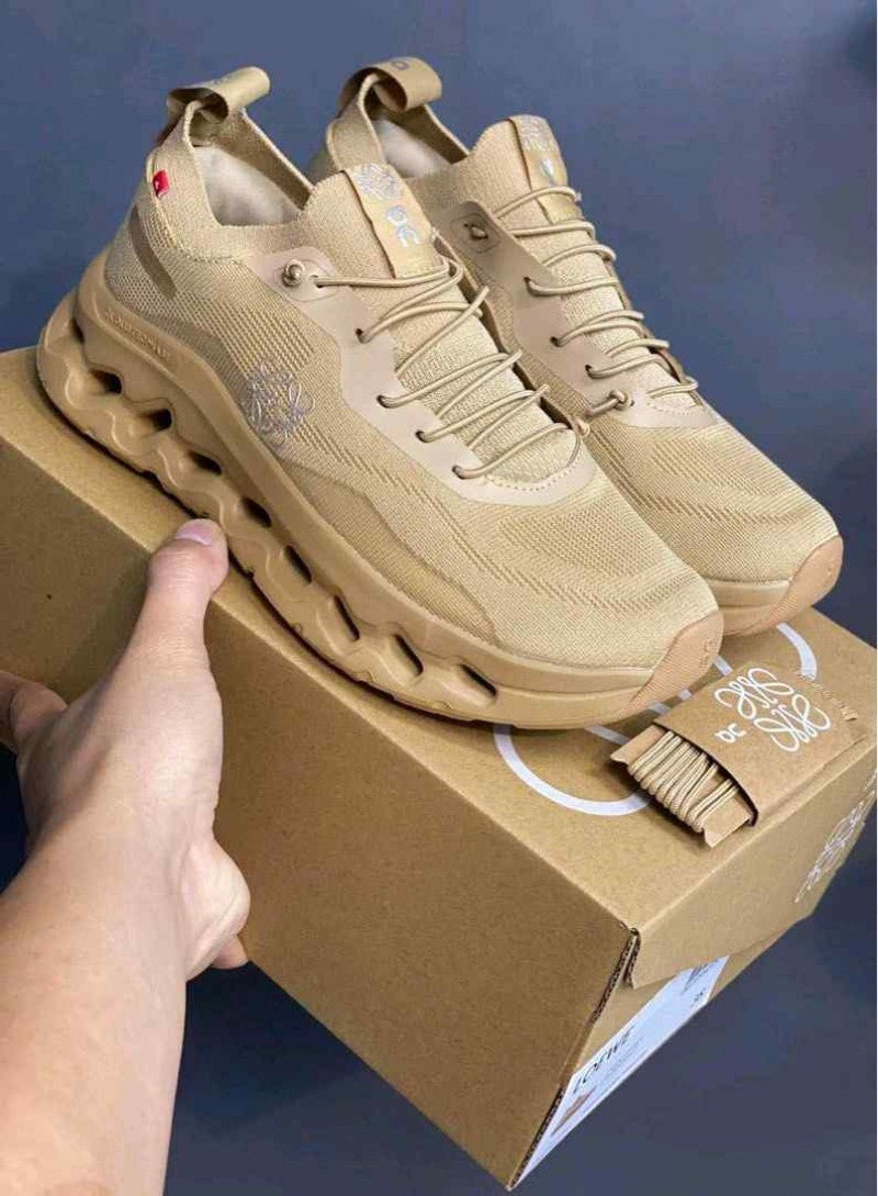 On Runningx Loewe Cloudtilt Dark Sand sneakers