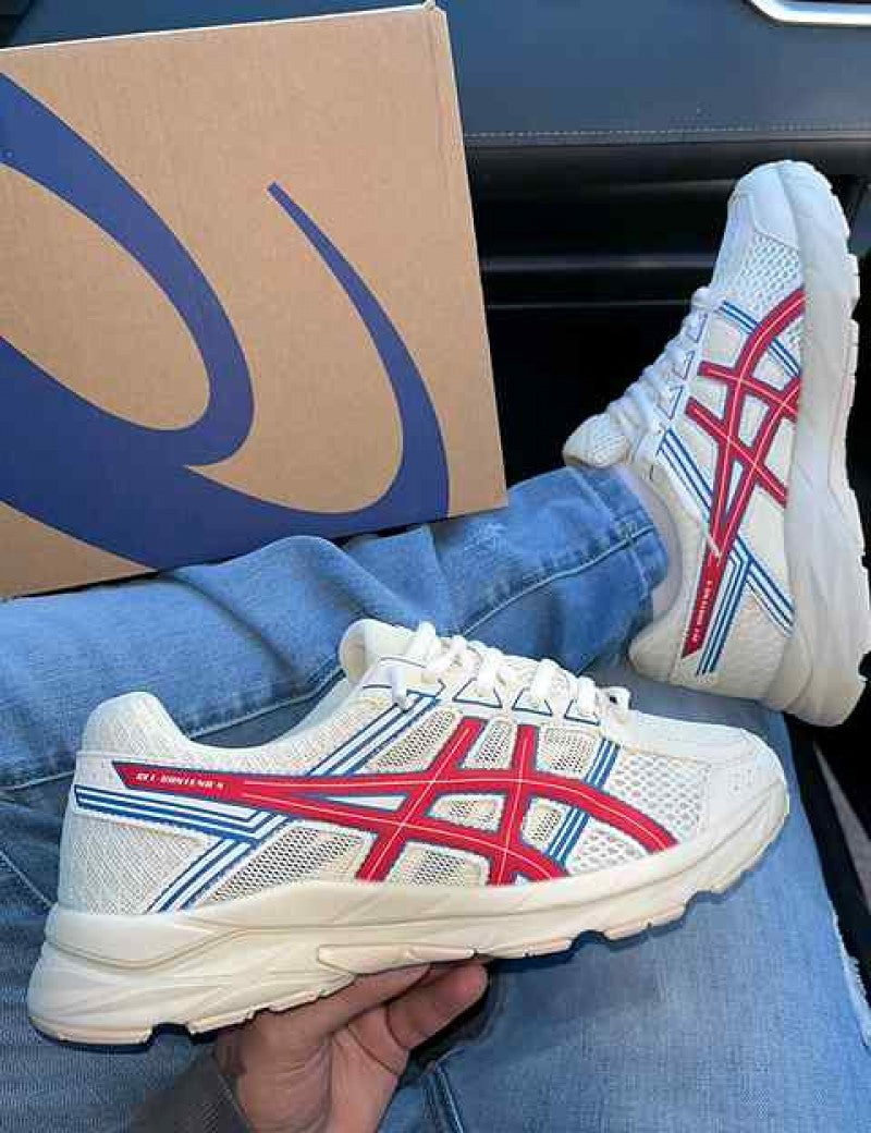 Asicss GEL CONTEND 4 BEIGE RED