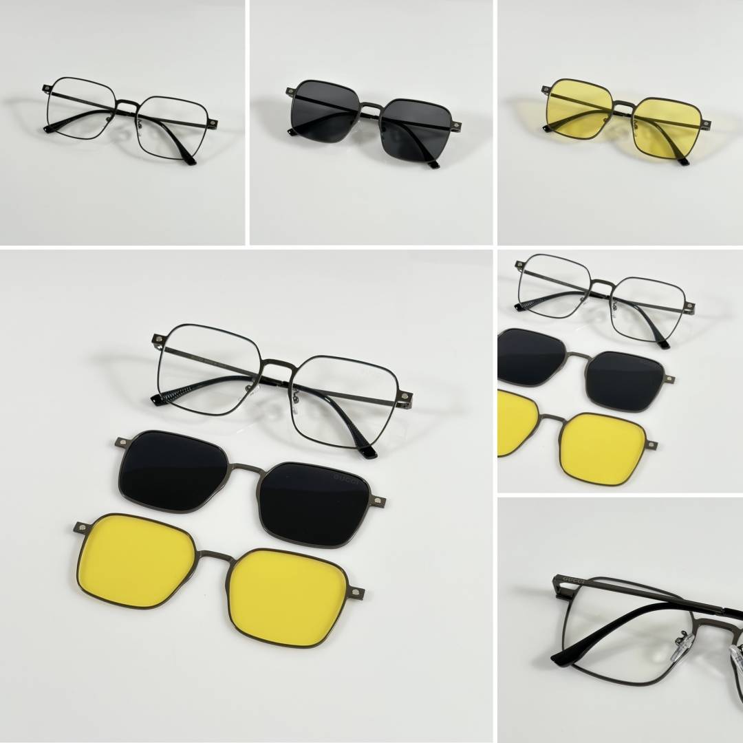 Gucci 1016 Attachment Gun Black White Black Yellow