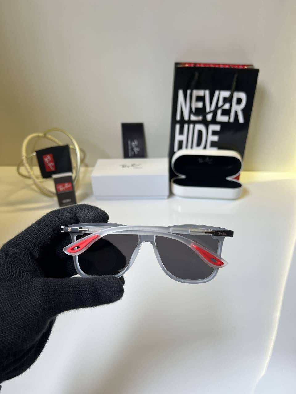 Rayban 1006 grey black