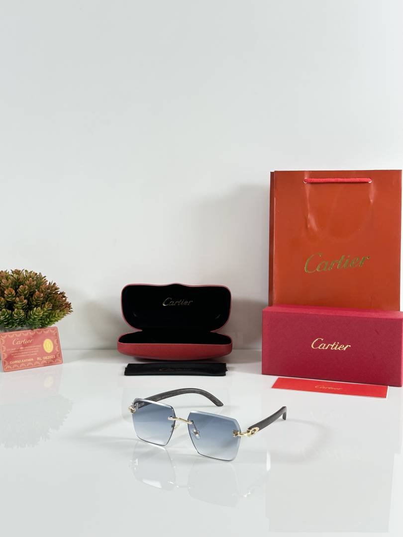 Cartier 3064 Gold Blue DC