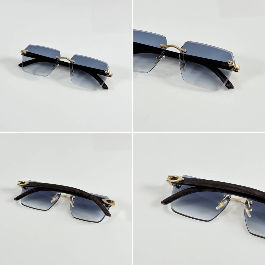 Cartier 3064 Gold Blue DC