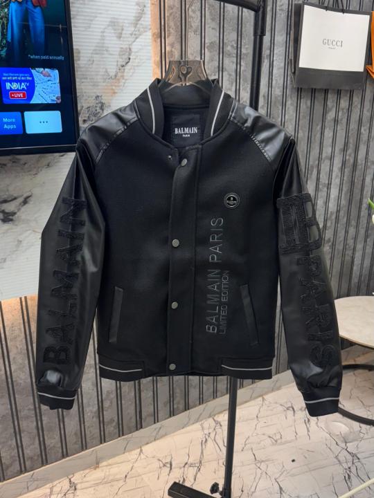 BALMAIN.PARIS.IMPORTED.PREMIUM.EXPORT.SURPLUS.VARSITY.JACKET.MR153