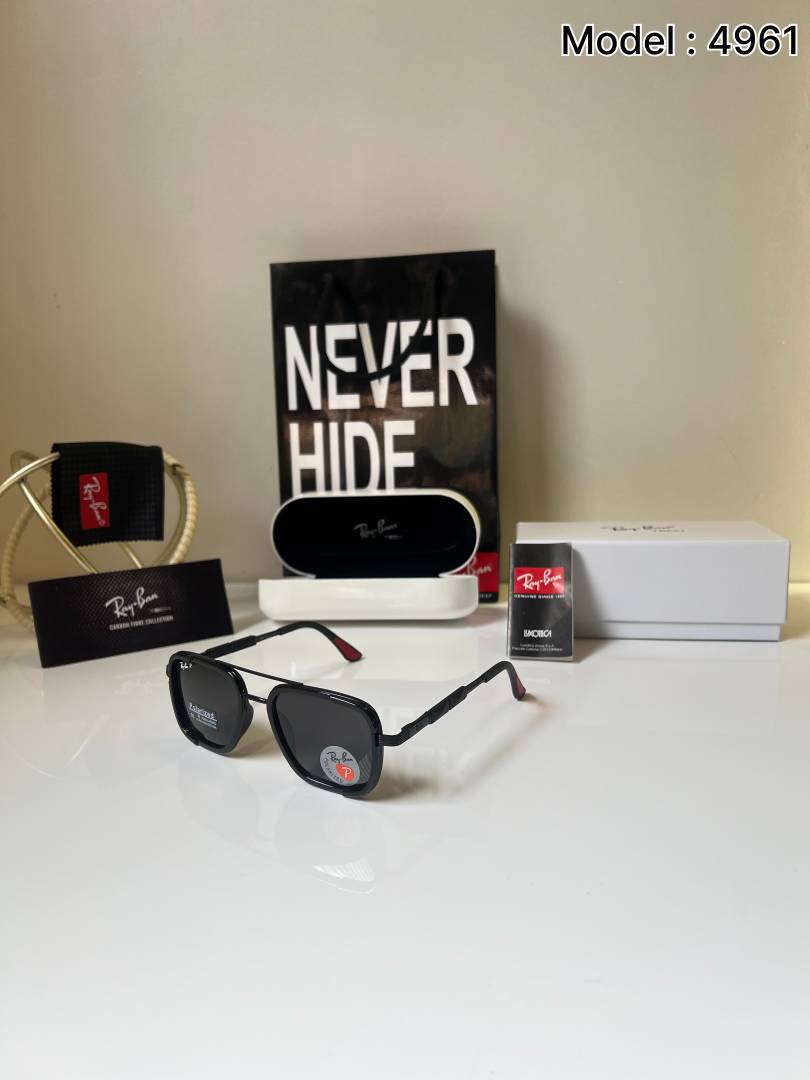 Rayban 4961 black polarized lens