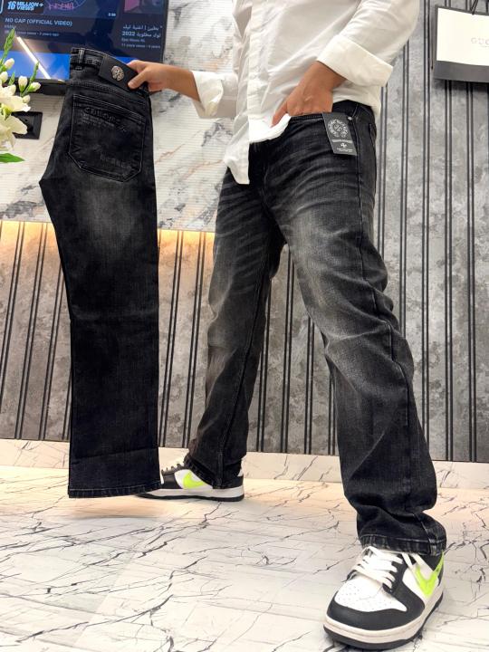 Chrome hearts Imported Dark Grey Shade Very Premium Straight Fit Jeans MR164