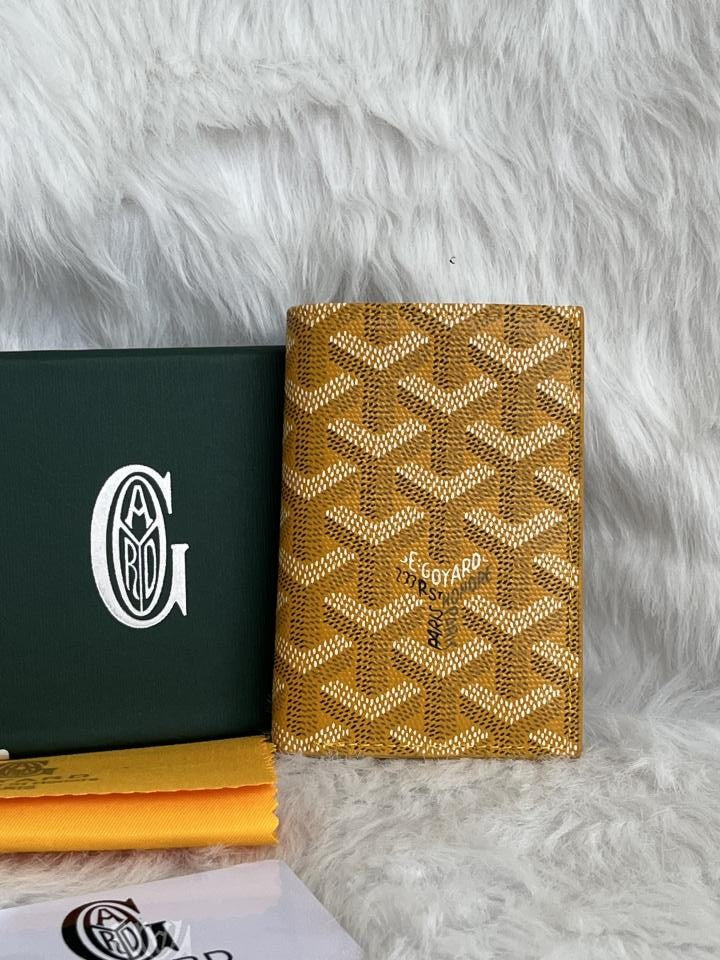 Goyard GG-1 Saint Marc Card Holder With Original Box & Dust Cover Packing Highend Premium Leather