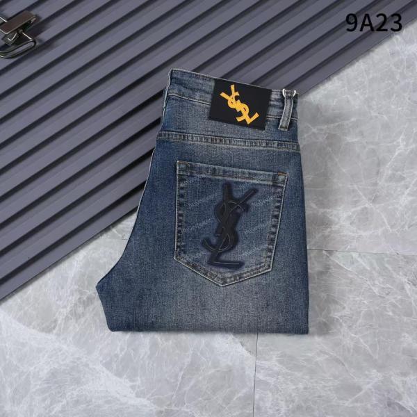 YSL IMPORTED ARTICLE DENIM JEANS MR226