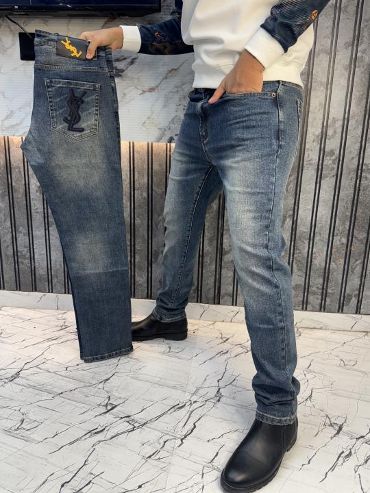 YSL IMPORTED ARTICLE DENIM JEANS MR226