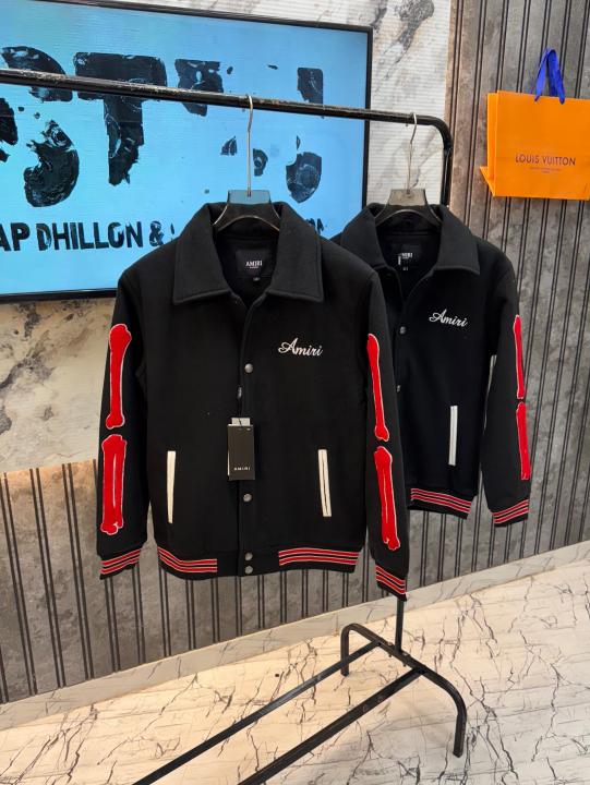 Amiri.100%.Imported.Side.Bone.Patch.Very.Premium.Varsity.Jacket.MR259