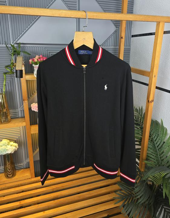 RL Polo Zipper Jacket Black K173-BK