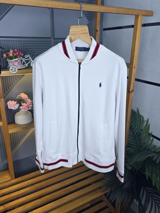 RL Polo Zipper Jacket White K173-W