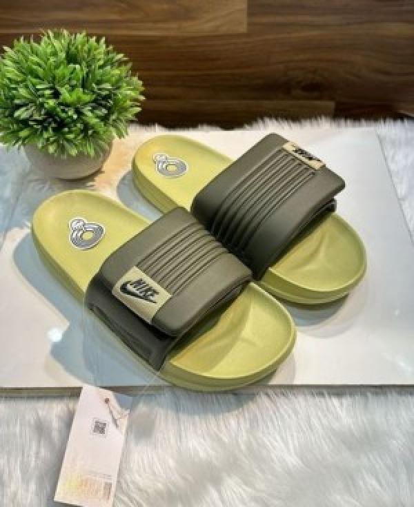 Nike-offcourt-adjust-olive-greeN