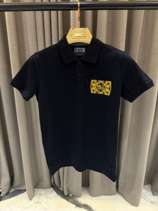 Versace impoted Polo t-shirt Black