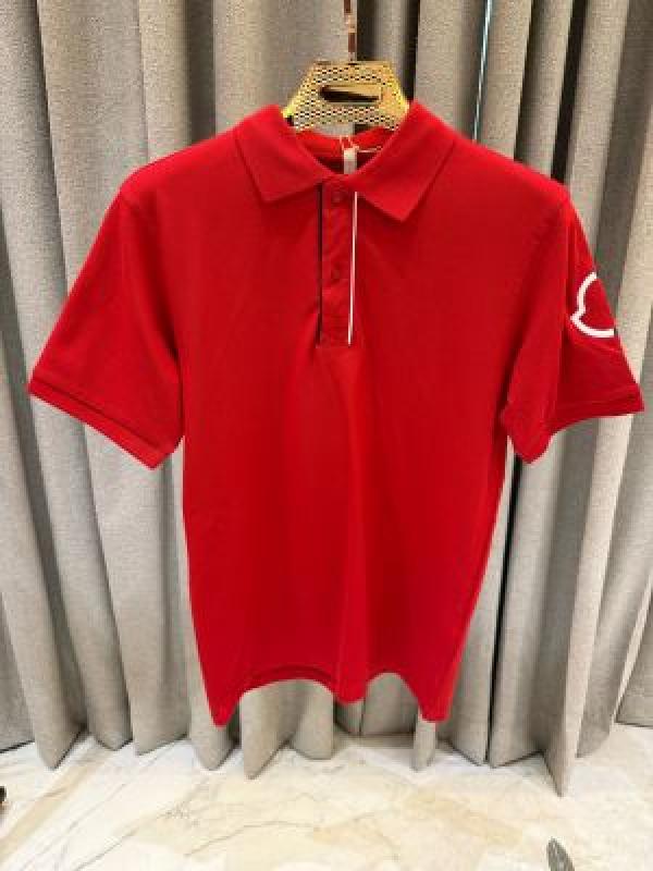 No return Moncl er Polo t-shirt red