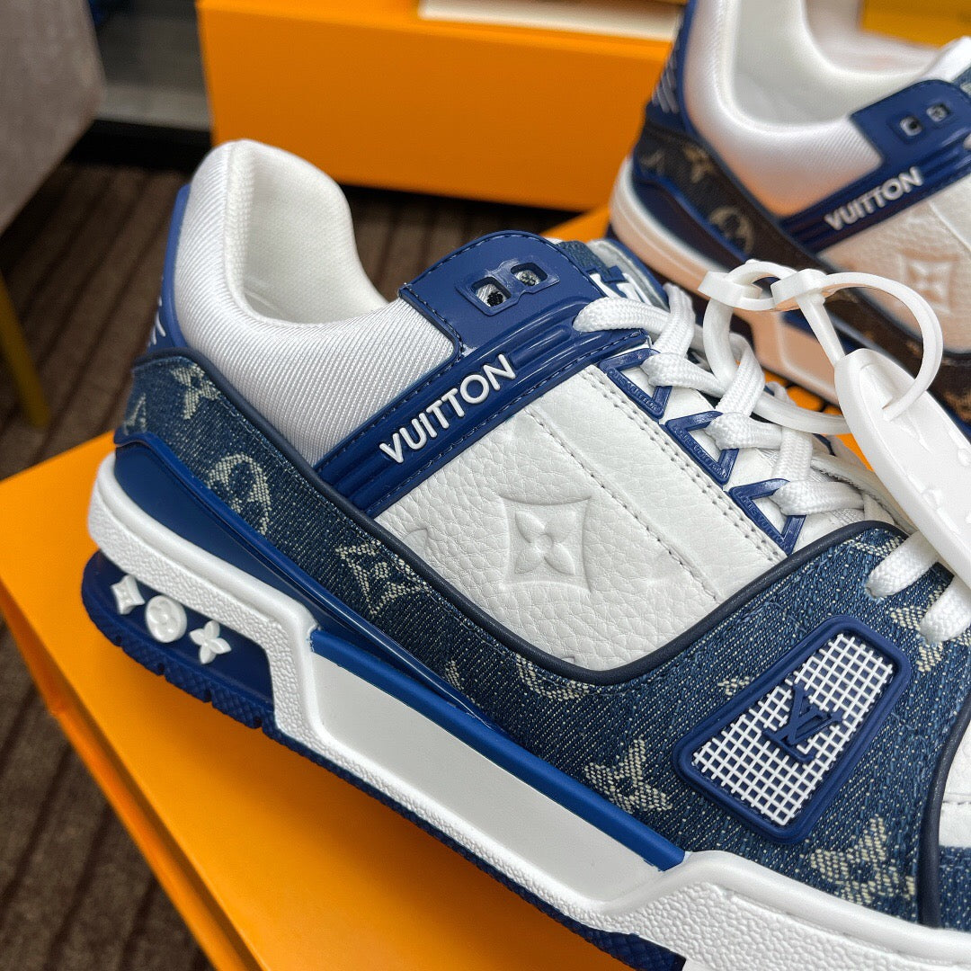 LV TRAINER SNEAKER BLUE