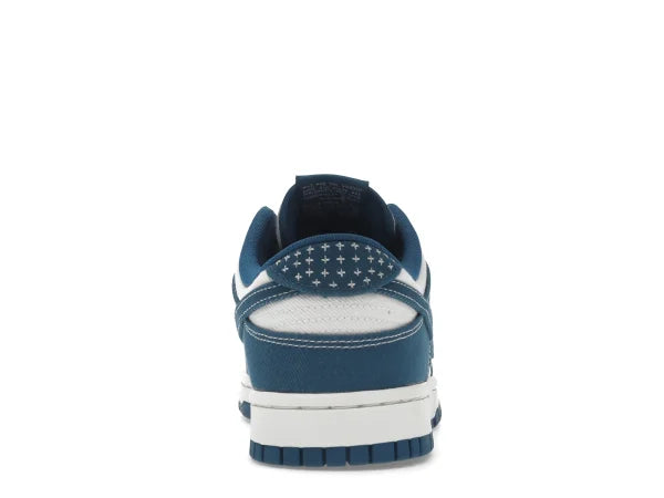 DNK LOW INDUSTRIAL BLUE DENIM SASHIKO