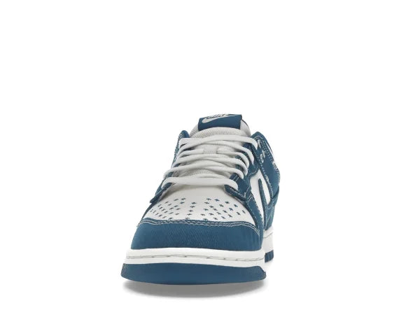 DNK LOW INDUSTRIAL BLUE DENIM SASHIKO
