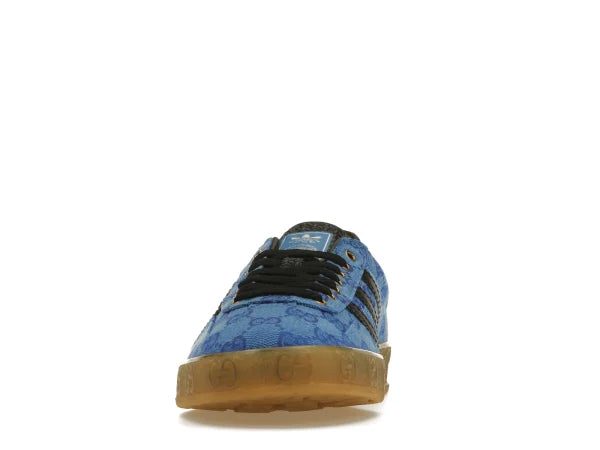 GUCCII X ADI GAZELLE BLUE GG MONOGRAM