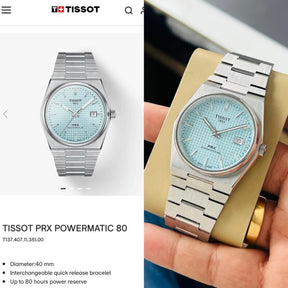 Tissot PRX Ice Blue